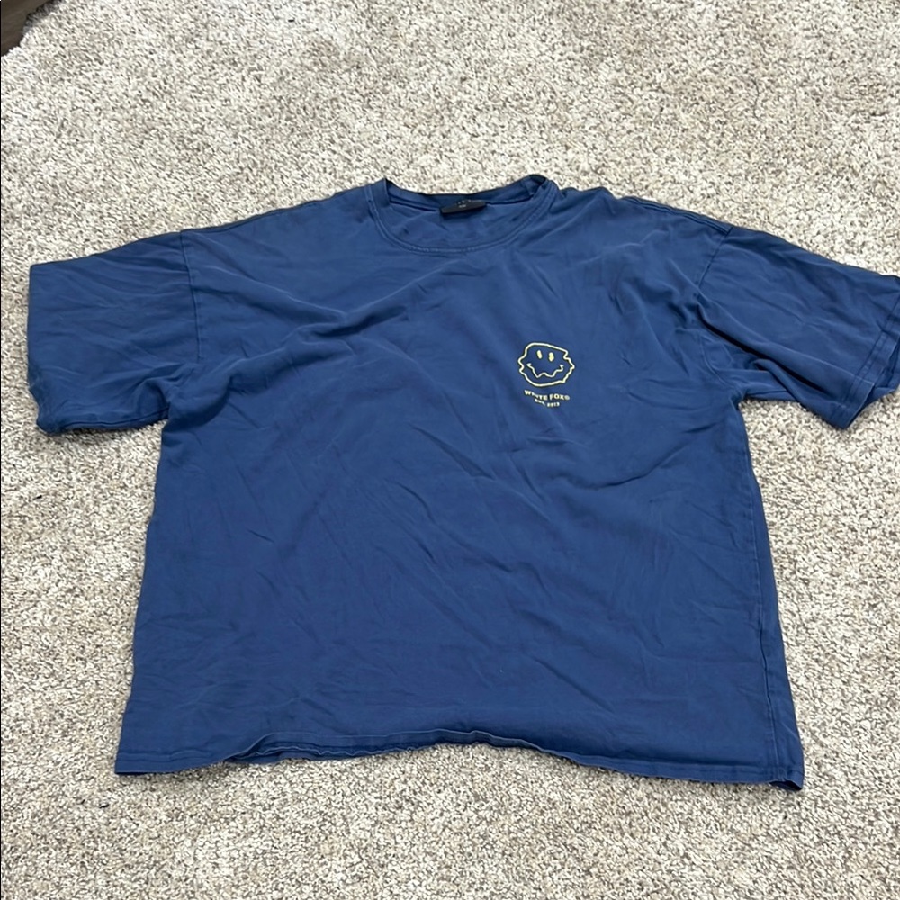 White Fox Boutique Blue Short Sleeve Tee